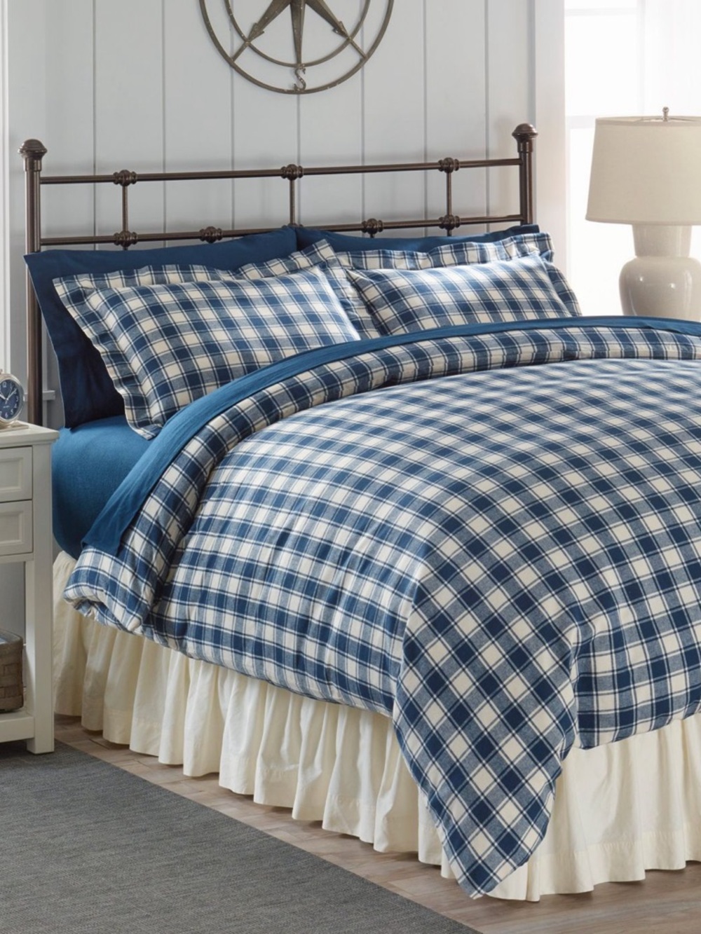Gathered Cotton Bed Skirt - Picture 2 of 4